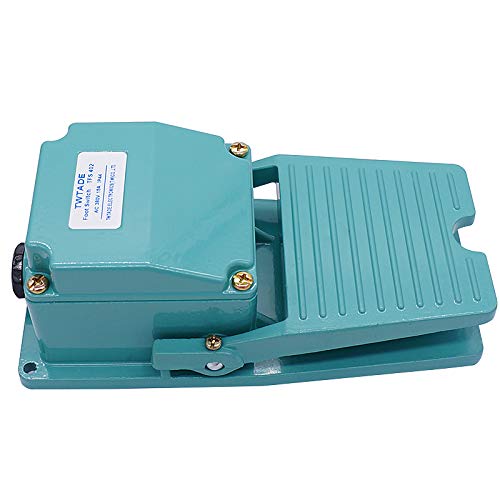 TWTADE Heavy Duty Control Nonslip Foot Switch Momentary AC 380V 15A