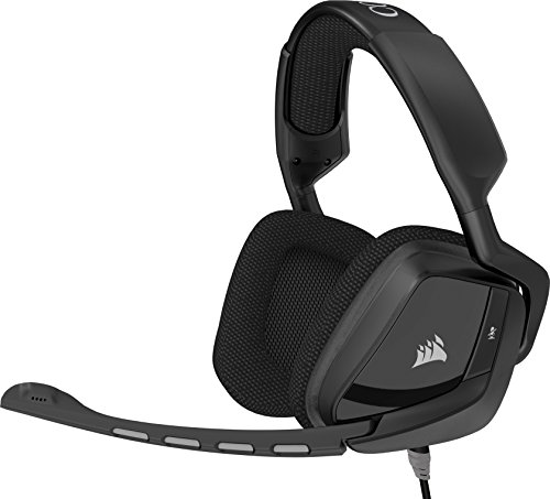 Corsair Gaming VOID Surround Gaming Headset, Carbon (CA-9011146-NA) (Certified Refurbished)