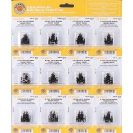 Bachmann Industries Friction Bearing Freight Trucks without Wheels N Scale, Pack of 12