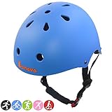 LANOVAGEAR Toddler Kids Helmet Adjustable CPSC Certified Helmet Impact Resistance Ventilation for Multi-Sports Cycling Rollerblading Skateboarding