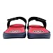 FUNKYMONKEY Men's Slide Sandals Adjustable Slip on Slipper (10 M US, Red/Blue)