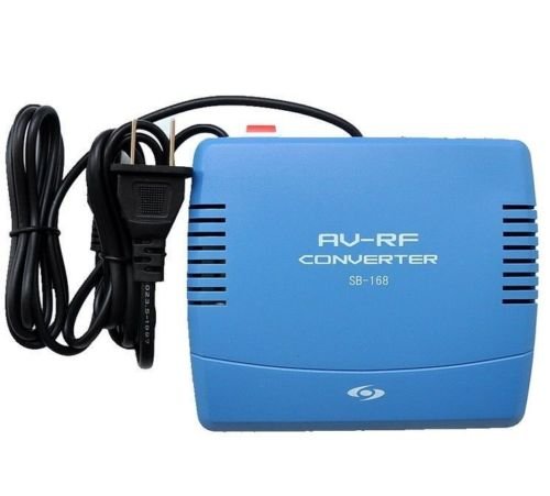 image for UTP AC 220V EU Plug AV to RF Modulator TV Switch Audio Video RCA Ant I