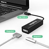 Anywatt, USB C Magsafe Adapter, Type C to Magsafe 1&2 Converter Adapter Charge, Compatible with New MacBook Pro Air and Any USB C Devices