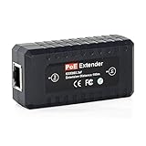 PoE Extender Ethernet Repeater 1 Port 10/100, IEEE802.3af for Security Systems IP Camera Poe Splitter, IP Phone Network PoE Signal Extender