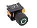 Alpinetech PFL-22 22mm 1NC 1NO Latching Maintained Push Button Switch 110V LED Illuminated (Green)