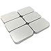 Zanzpc 8-Pack Metal Hinged Tin Box Containers With Solid Hinged Top,Use for First Aid Kit,Survival Kits,Storage,Herbs,Pills,Crafts and More.