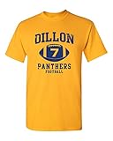 Dillon 7 Football Retro Sports Novelty DT Adult T-Shirt Tee