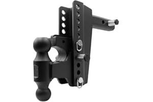GusHillUSA GHC3337 Complete Adjustable Hitch Bundle for 3" Receiver with Dual Ball,Pintle Attachment & Locking Pins,16,000 lb