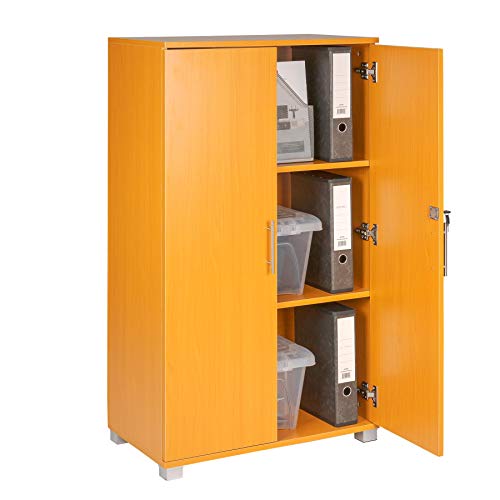 Mmt Pantry Cabinet Tall 2 Door Bookcase Kitchen Cupboard Office