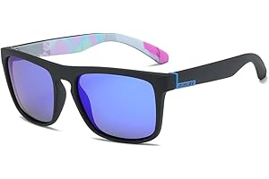 DUBERY Classic Polarized Sunglasses for Women&Men 100% UV Protection Square Fashion Sport Sunglasses