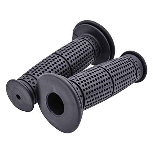 KaTur Sport Bike MX Motorcycle Motocross Black Rubber Gel Handle Bar Handlebar Grips 7/8" for ATV Motorcycle Harley Davidson Suzuki Honda Kawasaki Yamaha (Black) - Thumbnail 7