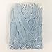 Gold Fortune 50PCS Adjustable Wedding Chair Sashes with Buckle Slider - Stretch Spandex Elastic Bands for Reception, Bridal Shower Decor - Light Blue Chair Bows (50 Count)