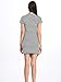 Choies Women's Sexy Striped Asymmetric Hem Pencil Bodycon Dress