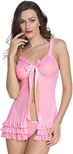 pink satin babydoll