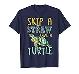 Skip a Straw, Save a Turtle: Beautiful Shirt for Sea Animals