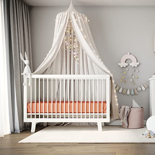 Natemia Fitted Crib Sheet 100 Organic Cotton 28 X 52 for Standard