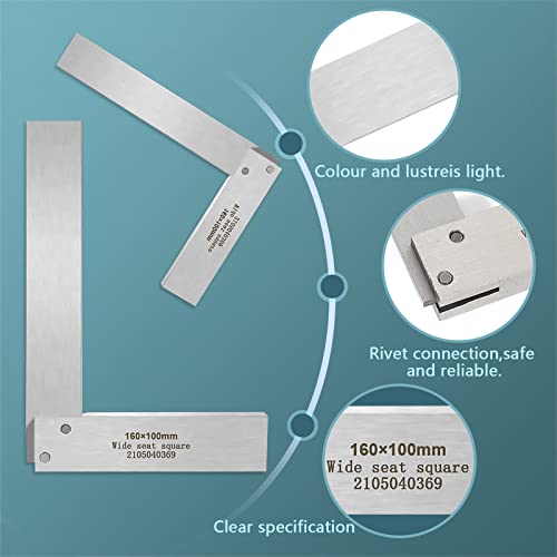 Small Machinist Square Set 2, 3, 4 and 6 in Squares Combinations Try
