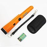 Metal Detector Handheld GP-Pointer with Belt and Holster Portable Include Battery 360Â° Scanning Unearthing Treasure Finder with High Sensitivity for Locating Gold Coin Silver Jewelry Fully Waterproof