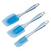 Wilton Easy-Flex Cake, Set of 6-Silicone Spatulas, 6-piece, Blue