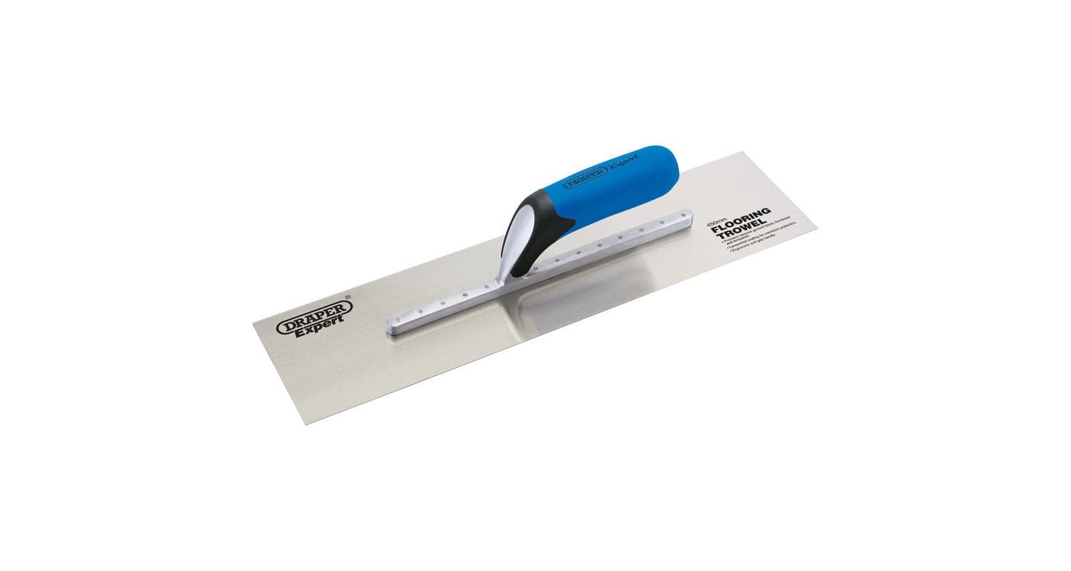Soft Grip Stainless Steel Plastering Trowel (455mm)
