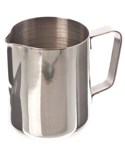 Click Here to See More Images Yonger Stainless Steel Frothing Pitcher Milk Steaming Pitcher With Measurement 12 OZ 350 ml