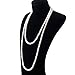 Flapper Beads Costume Jewelry Fashion Faux Pearl Necklace 59 inch Long Necklaces for Women - VIKI LYNN