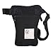 Kawei Knight Nylon Messenger Pouch Leg Bag Fanny Pack (Medium-Black)