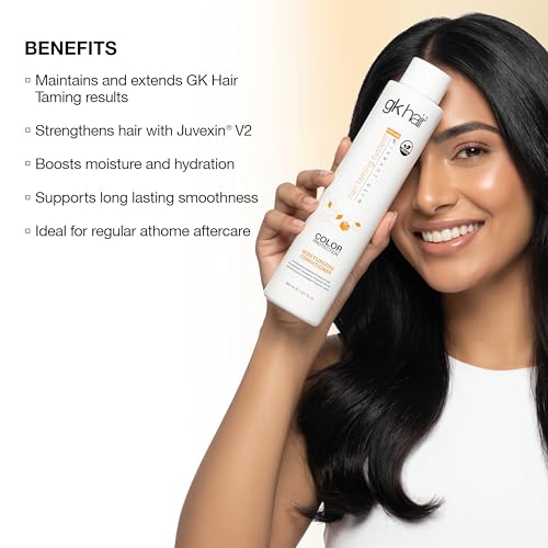 GK HAIR Global Keratin Moisturizing Conditioner (300ml/10.1 Fl Oz) Hydrating Color Protection Dry Damage Curly Frizzy Thinning Color Treated Hair Repair Organic Paraben Sulfate Free All Hair Types