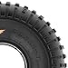 SunF A011 Sport XC ATV Golf-Cart Lawn-Mower Tire 22x11-8, 6 PR, Square-Knobby Tread, Tubeless