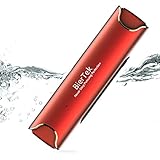 Waterproof Wireless Bluetooth Headphones Twins Truly Wireless Stereo Bluetooth Earbuds Noise Cancelling In Ear Headphones with Microphoe with Charging Case for iPhone Samsung and Smartphones -Red