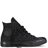 Converse Unisex Chuck Taylor All Star High Top Sneakers (9 D(M) US, Black Monochrome)