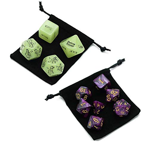 Vonper Sex dice Novelty Game Dice,Funny Gift for Valentine’s Day,Honeymoon bacherette Party, Groom Roast,Newlyweds, Wedding, Anniversary, Marriage,Compatible with D&D, RPG Gaming and Tabletop Games