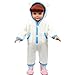 Shero 12 - 16 Inches Bear Rompers Doll's Clothes Fits American Girl Doll and other Dolls Blue