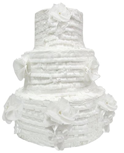 Pinatas Large Wedding Cake, Party Game, Centerpiece Decoration, Photo Prop & Money/Card Holder