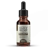 Daily Hemp Co. Super Hemp Oil, Cacao (Chocolate) Flavor, Hemp Extract Drops, for Pain Relief, Anti Anxiety, Anti-Inflammatory, Stress Relief, Helps with Sleep, Skin and Heart Health, 1 Fl Oz. (30 ml)