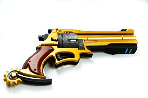 OW MCCREE golden weapon Cosplay Prop - Image 5