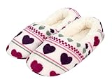 Zegee Womens Indoor Soft Slippers Non-Slip Sole Cozy Warm Slip-On House Bedroom Fuzzy Slippers
