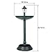 Heartland America 33inch Bird Bath with Solar Lamp