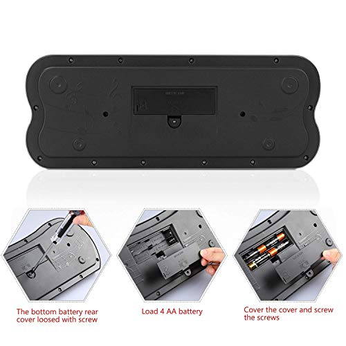 aPerfectLife Kids Keyboard, 32 Keys Multifunction Electronic Kids Piano Keyboard Musial Instrument for Kids with Microphone (Black)