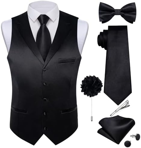 S.H. Churchill & Co. Men's Classic Formal 100% Wool Black Backless