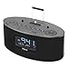iHome iDL46 Lightning Dock Clock Radio and USB Charge/Play for iPad/iPod and iPhone 5/5S and 6/6Plus iPad Air /iPad Mini (Gray)