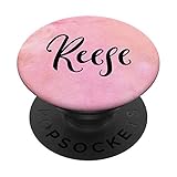 Reese name Black on Pink - Reese