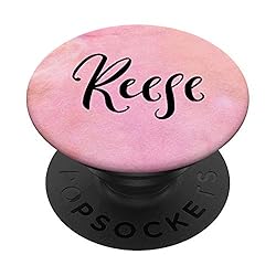 Reese name Black on Pink - Reese