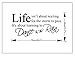 CQI Life Isn't About Waiting For The Storm To Pass It's About Learning To Dance In The Rain Removable Wall Decal Sticker Quote Vinyl Art Home Decor