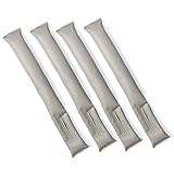 Nogis Car Seat Console Gap Filler Premium PU Leather Car Pocket Organizer Seat Side Caddy Catcher, Pack of 4(Grey)