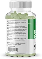 Gains Nutrition GN BCAA Gummies 60 ct 1000mg 2:1:1 Vegan Apple view 3