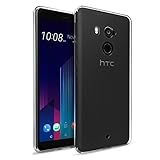 OEAGO HTC U11 Plus Case, [Ultra Slim Thin] with Soft Feel Flexible and Easy Grip Gel Premium TPU Rubber Silicone Skin Cover Back for HTC U11 Plus - Clear