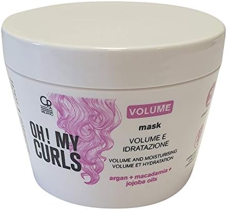 Oh! My Curls - Volume and Hydration Mask - Professional Volumizing and Ultra Moisturizing Treatment for Curly and Very Fine, Dry Hair - 250 ml