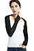 Women’s Arm Sleeve Shrug Sun Protection Anti-UV Cooling Shawl for Riding,Golfing and Driving (Balck)