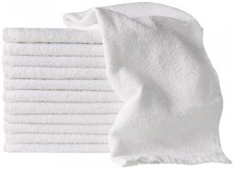 Partex Regal Salon Barber WHITE Towels (12 Pack) 16" x 27" - TL-06042